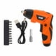 thumbnail image 1 of Destornillador Inalámbrico Multifunción Recargable Nikou Juego de Destornilladores Eléctricos Color Naranja, 1 of 15