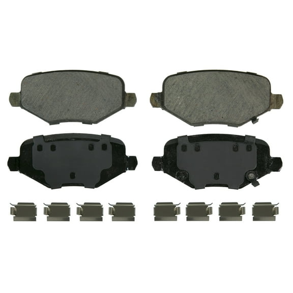Wagner QuickStop ZD1719 Ceramic Disc Brake Pad Set Fits select: 2012-2016 CHRYSLER TOWN & COUNTRY, 2012-2016 DODGE GRAND CARAVAN