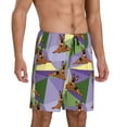 thumbnail image 2 of Sikiie German Shepherd Dog Mens Pajama Shorts, Lightweight Lounge Pant with Pockets Soft Sleep Pj Shorts for MenX-Large, 2 of 6