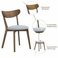 thumbnail image 6 of Spaco Set of 2 Dining Chairs Upholstered Curved Back Side, Lounge Chair, Dining Room Chair for Kitchen, Dining, Bedroom, Living, 6 of 8
