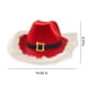 thumbnail image 3 of Navidad con Luces Led Sombrero de Vaquero Sombrero Rojo de Vaquero Occidental Sombrero de Luces Recortadas de Papá Noel（价格包含Opp袋包装价格不要随意降价）, 3 of 7