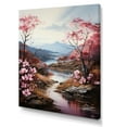 thumbnail image 2 of Designart "Mountainous Japanese Apple Blossom" Flowers Canvas Prints, 2 of 7