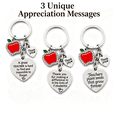 thumbnail image 3 of DESIGNICE Teacher Keychain Appreciation Gifts for Women Christmas Valentines Day Gifts for Daycare Teacher 3 Packs, 3 of 7