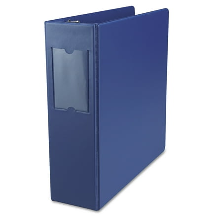 - Universal Economy Non-View Round Ring Binder With Label Holder, 3