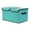 Green, variant on Unique Bargains Fabric Storage Bin Cube with Handle and Lid Collapsible Basket Grey