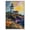 White Floater Frame, variant on Colorful Lighthouse Impressionism Wall Art /Monet And Van Gogh Inspired Art Canvas Wall Art by Art Remedy, Gallery Wrapped, 16" x 24"