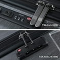 thumbnail image 2 of TydeCkare 2 Piece 20/28 Inch ABS+PC  Luggage Sets Lightweight with TSA Lock & Spinner Silent Wheels, Gray, 2 of 8