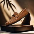 thumbnail image 6 of New Spring Loafers for Men, Easy to Wear Slip-On Driving Shoes, Flat Casual Shoes with Non-Slip Features, Breathable And Comfortable, Versatile Single Shoes with a Non-Slip Rubber Sole, 6 of 9