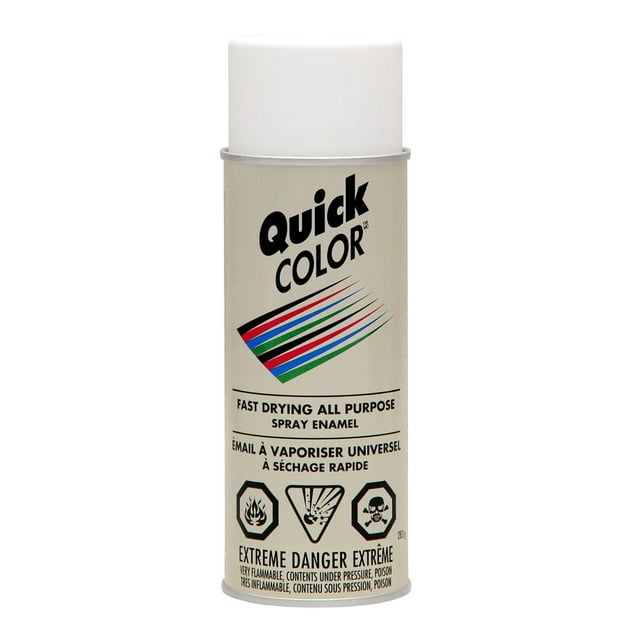 Vaporisateur d'émail blanc plat Color Rapid de Rust-Oleum Specialty