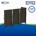 thumbnail image 3 of Suncast Backyard Garden Patio Panel Fence, Java, Four panel, 23 in. Wide, 2 in. Deep and 44 in. Tall, 3 of 8