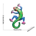 thumbnail image 4 of Iron Gecko Wall Decor Home Decoration Artwork Outdoor Hanging Ornament For Trees Fences Porches, 4 of 7