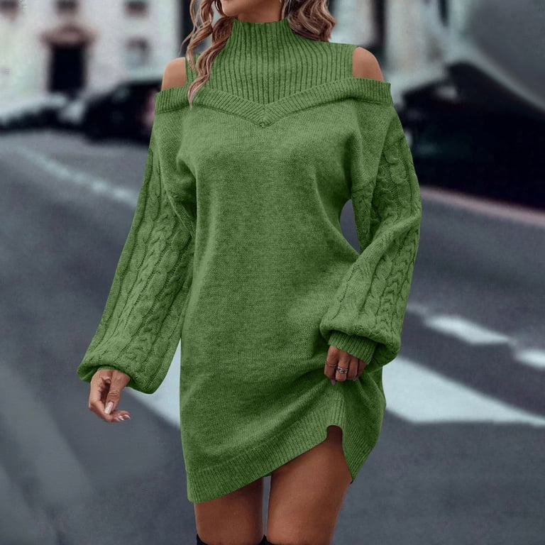 velvet knit dress Joanie Knit Dress 3/4 Sleeve main image 1