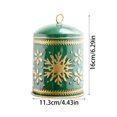 thumbnail image 3 of Cord Xmas Decorative Jar, Christmas Decorations Indoor Outdoor Party Room Home Decor Accents, Villa Tabletop Decor for Mantel, Shelf, Home Room Holiday Decor, 3 of 7