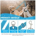 thumbnail image 3 of Correa doble para perro Brilliant Paw, longitud ajustable, azul, 3 of 5