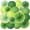 Green, variant on 18 Pcs Pastel Party Decorations, Spring Hanging Decorations, Colorful Paper Lanterns, Hanging Paper Fans Party Decorations for Home Classroom Wedding Birthday Party Easter Decorations