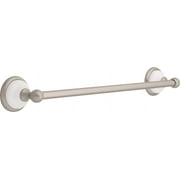 Franklin Brass 126879 18" Polished Chrome and White Bellini Towel Bar