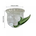 thumbnail image 2 of 2PCS Tea Cup Coffee Cup,Creative Handmade Three-dimensional Lily of The Valley Flower Cup,High Borosilicate Glass Cup Tea Cup Girl Couple Valentine's Day Gift, 2 of 7