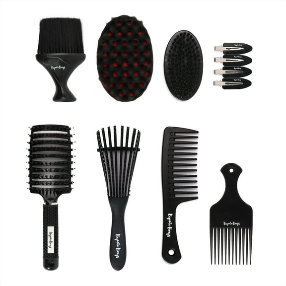 Wynnie Bynnie Boys 11 Piece Hair Brush Set Grooming Kit for Boys, Children's Hair Brush Set, Toddlers Hair Brush Set