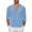 Blue, variant on MIXUE Mens T-Shirts Summer Solid Color V Neck Long Sleeve Casual Beach Pullover Tops T Shirts Activewear,Blue,XL