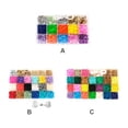 thumbnail image 2 of Naiovety Paquete de cuentas para hacer joyas, pendientes, pulseras, collares, llaveros, materiales para manualidades DIY con caja, trabajo de Artesanía, 2 of 6