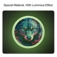 thumbnail image 2 of Wolf Round Glow-in-the-Dark Fluorescent Cabinet and Dresser Knobs - 4-Pack, 2 of 6