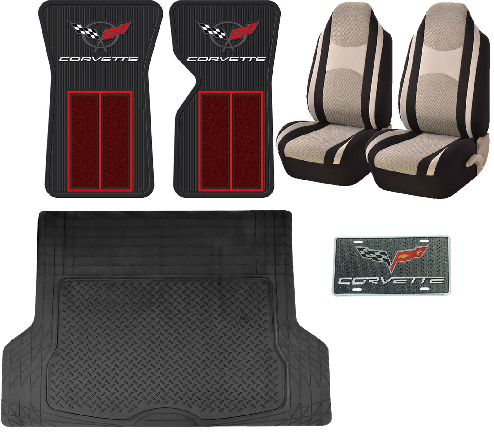 c3 corvette rubber floor mats