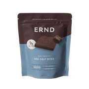 Sea Salt Dark Chocolate Bites (7 oz) | Sugar Free | 1/2g Net Carbs | Belgian Chocolate | Individually Wrapped