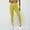 Yellow, variant on Top-kevin Women's sports high-waisted leggings Slim fit Suitable for running, gym and yogayoga