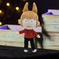 thumbnail image 3 of Figura de anime Muñeca de peluche Dibujos animados Peluche esponjoso Personajes de anime Muñeca Regalos para fanáticos del anime, 3 of 7