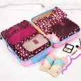 thumbnail image 4 of Cubo de embalaje de viaje grueso, conjunto de 6/1 piezas, bolsa de almacenamiento de clasificación de ropa impermeable de gran capacidad, bolsa de fin de semana para hombre, 4 of 5