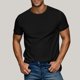 thumbnail image 2 of Manga Corta de Verano Tops Moda Casual Color Sólido Cremallera Bolsillo de Pie Camisa de Cuello, Fibra de Poliéster Superior para los Hombres, Lavado de Manos, 2 of 8