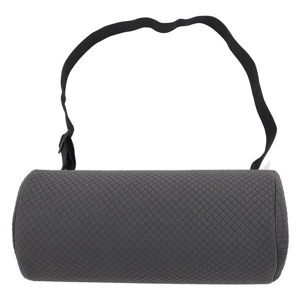 Almohada de Espuma Viscoelástica para la Espalda Baja, con Soporte Lumbar para Oficina, Coche y Hogar. Cojín de Tela con .
