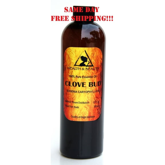 CLOVE BUD ESSENTIAL OIL AROMATHERAPY 100% PURE NATURAL 12 OZ