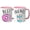 Pink, variant on Coffee And Donut Best Friends Coffee Mug 11oz Duo Set White