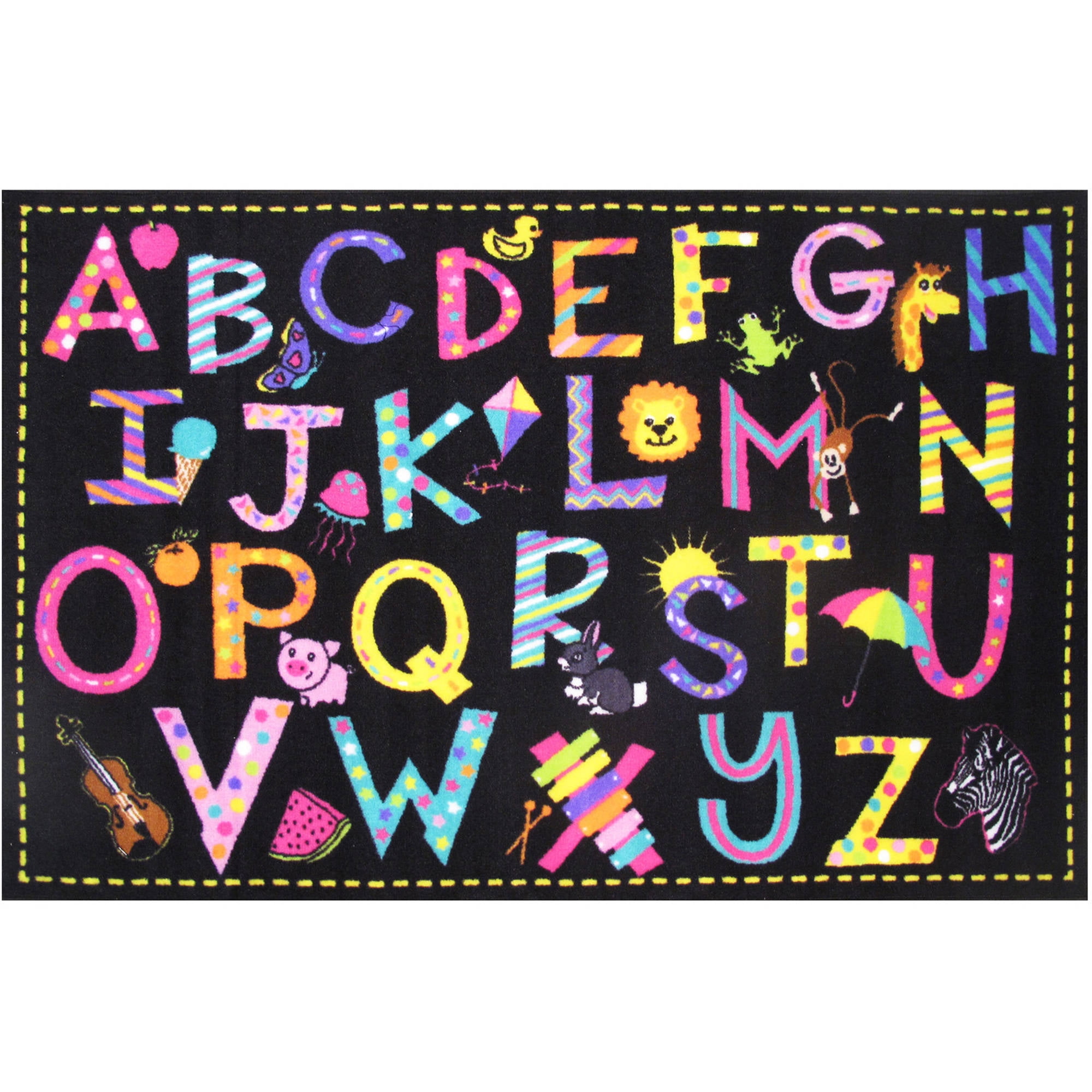 Fun Rugs Fun Time A2z Fun Kids Rugs Available In Multiple Sizes Walmart Com Walmart Com