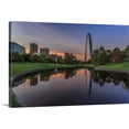 thumbnail image 1 of Great BIG Canvas | "Gateway Arch Reflection Sunset" Canvas Wall Art - 36x24, 1 of 2