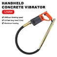 thumbnail image 2 of Handheld Concrete Vibrator 1250W Electric Vibrator Vibrating Tool With 4.9ft Shaft Rod For Various Concrete Construction ,Easy to Use, 2 of 7