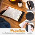 thumbnail image 3 of Funda para Biblia Regalos de Arte Cristiano Jeremías 29:11 Cuero Sintético Marrón, 3 of 8