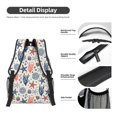 thumbnail image 4 of Salouo Starfish Shell Print Laptop Backpack 16.5'' Daypack Carry On Backpack for Men Women Outdoor Bag Laptop Sleeve and Dual for Weekender/Business/Hiking-One Size, 4 of 6
