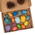 thumbnail image 3 of TheFound Blocs d'Équilibre, Jouet en Bois Naturel, Pierres Colorées Jeu de Roche, 3 of 5