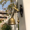 thumbnail image 2 of Vintage Brass Horse Door Bell with Wall Mount Decorative Antique Finish for Home, Garden, or Office Entryway, 2 of 3