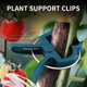 thumbnail image 2 of 40 clips de agarre de palanca para plantas y flores, color verde, suave, herramienta para sostener o enderezar tallos de plantas, tallos y enredaderas, clips de jardín, 2 of 8