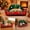 A, variant on EBCUE Christmas Pet Sofa Bed for Cats and Small Dogs, Cozy Fleece-Lined Winter Warm Bed with Raised Edges, Red and Green Holiday Design for Living Room or Bedroom