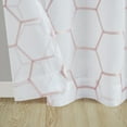 thumbnail image 3 of Home Essence Pratt Cherry Single Sheer Grommet Top Window Panel Curtain, 54” X 96”, 3 of 6