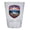 Clear, variant on Bend Oregon Design A Souvenir 2 oz Round Shot Glass Blue