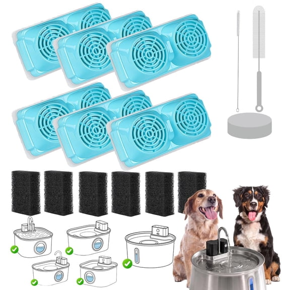 Wireless Dog Water Fountain Filters Replacement for Selene 4.0L