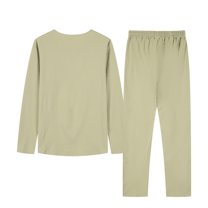 JIKNTTR Men's Summer Clothing Sets Spring Fashion Outdoor Leisure Long Sleeved Shirts Pants Set Loose Casual Yoga Outfits Comfortable Loungewear Set