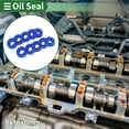 thumbnail image 2 of Anillo de Sello Universal de Aceite Labio UN Sello de Eje Rotativo 8x16x6mm Alta Presión TPU Azul 10 Pcs, 2 of 7