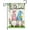 spring, variant on Welcome Spring Gnome 28 x 40 House Flag Double Sided, Tulip Flower Pot Garden Yard Decorations, Seasonal Butterfly Burlap Outdoor Decor Decorative Large Flag