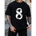 thumbnail image 1 of Camiseta gráfica informal para hombre: algodón, cuello redondo, lavable a máquina, corte regular, diseño elegante. Ideal para adultos, hombres, mujeres, adolescentes, jóvenes y uso informal., 1 of 5